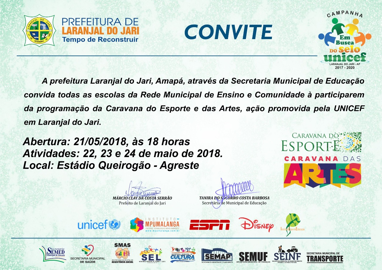Vale do Jari recebe pela primeira vez a  Caravana do Esporte e a Caravana das Artes